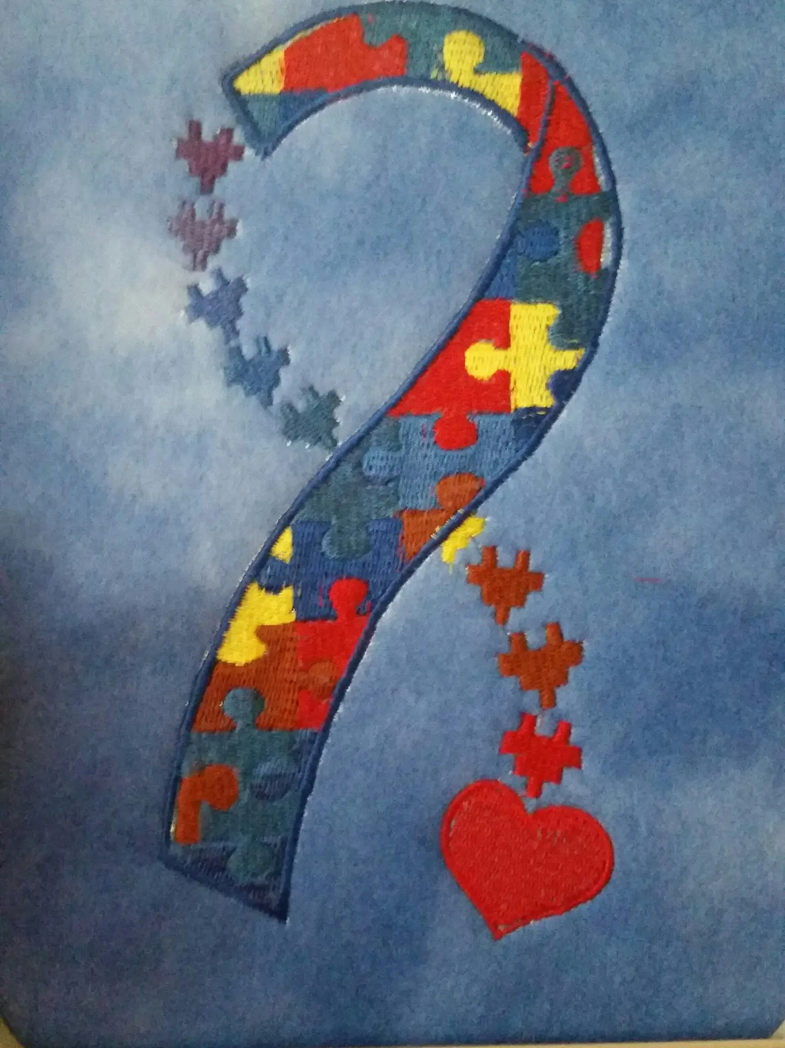 Autism awareness ribbon